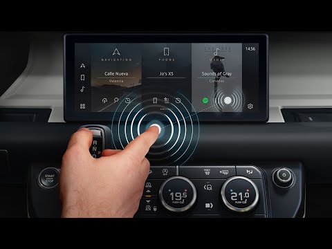 В Jaguar Land Rover придумали бесконтактный сенсорный экран
