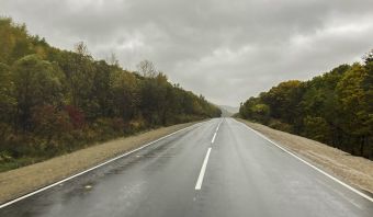 Приморские дорожники почти полностью отремонтировали трассу от Шкотово до Партизанска