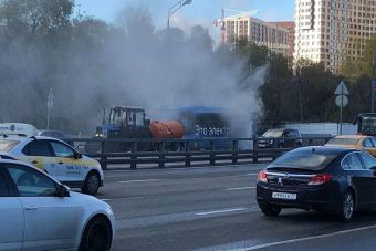 В Москве — третий случай возгорания электробуса за месяц