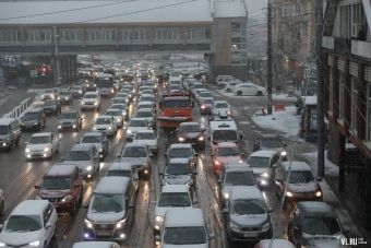 Во Владивостоке ледяной дождь. ФОТО