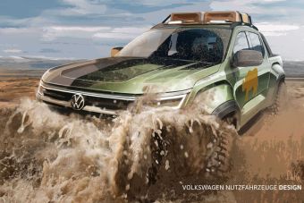 Volkswagen показал на эскизах, как будет выглядеть новый Amarok