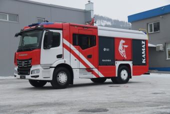 На базе нового КАМАЗа сделали пожарную машину будущего