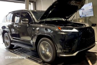 Lexus LX600 испытали на диностенде (ВИДЕО)